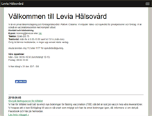 Tablet Screenshot of levia.se